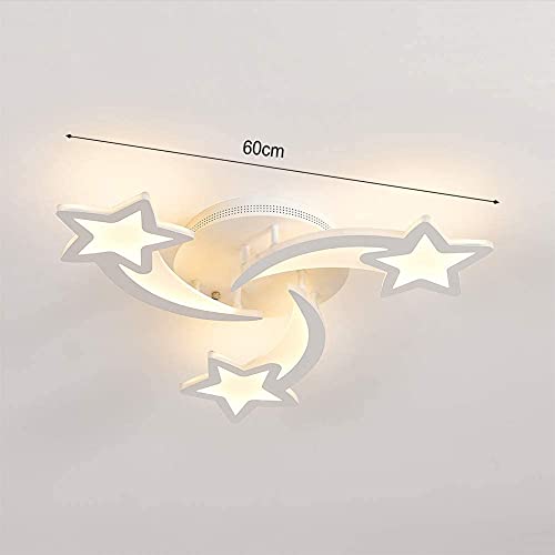 Plafonnier LED dimmable YangRy design étoile moderne avec télécommande - 5