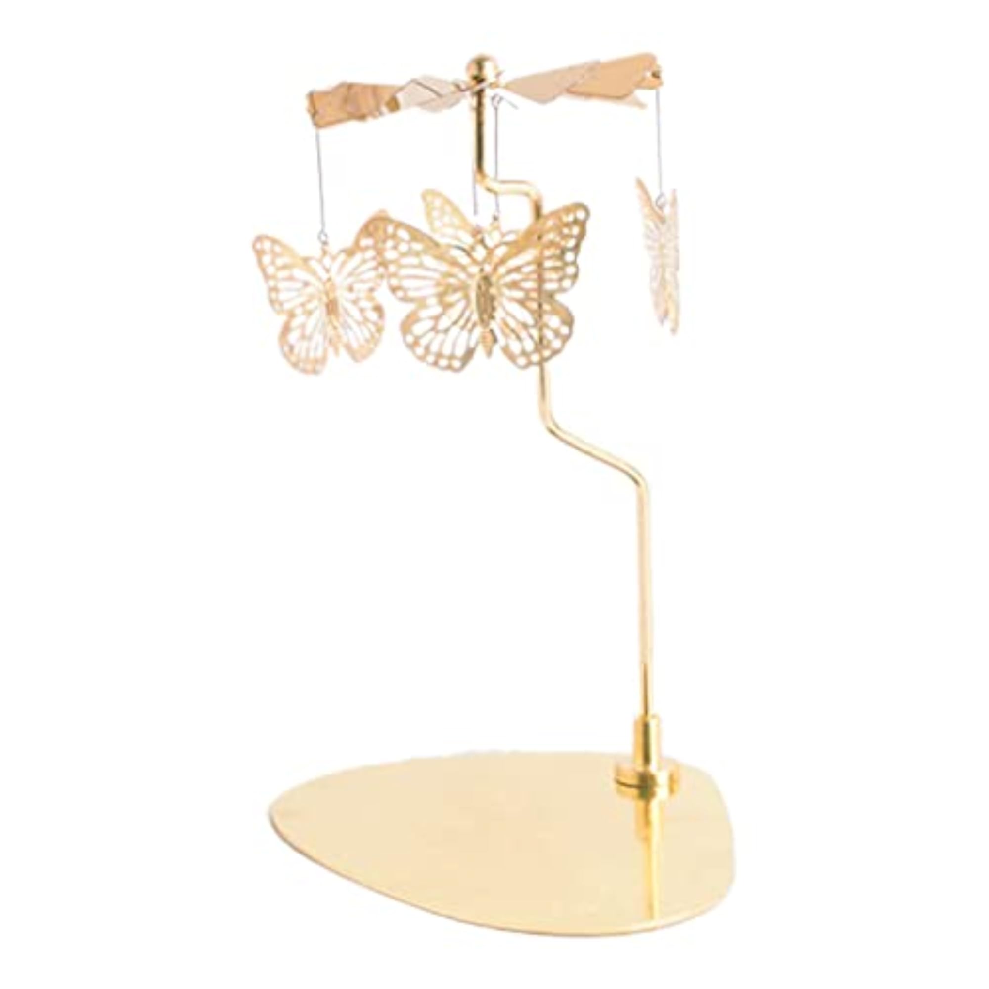 Rotating Spinner Candle Tea Light Holder, Butterfly Design