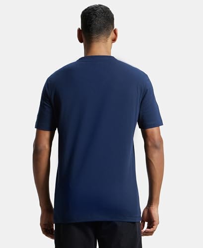 Image of Jockey US81 Men Super Combed Cotton Rich Graphic Printed Round Neck Half Sleeve T-Shirt