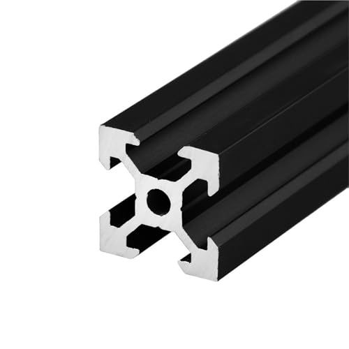 ELILANEY 4�̉����o���v���t�@�C�� 2020 V�^�X���b�g�A���~�v���t�@�C�� 20x20mm ���[���o�b�t���u���P�b�g �r���{�[�h�t���[�� DIY ���[�N�x���` �X�^���h�G�b�W(�u���b�N,200mm long)