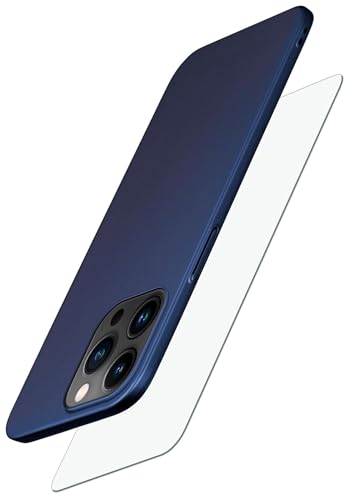 Coque iPhone 15 Pro fine bleu moex protection écran 360 pour un usage quotidien sans rayure