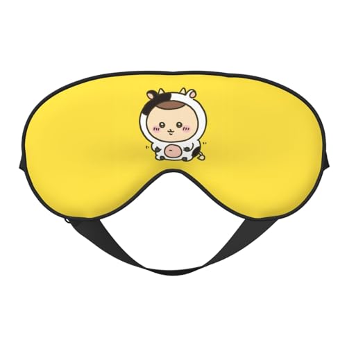 アイマスク ちいかわ くりまんじゅう 睡眠アイマスク かわいい 軽量 通気性 柔軟 肌にやさしい 遮光 目隠し 快眠 グッズ 調節可能 繰り返し使える 洗濯可能 昼休み 旅行 出張 男女兼用 誕生日プレゼント