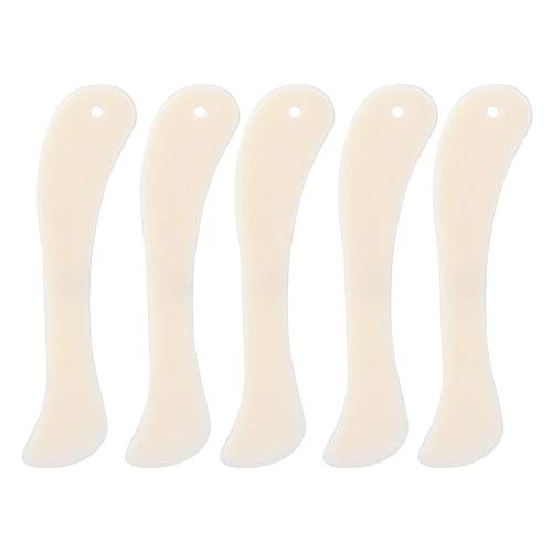 DAUERHAFT 5Pcs Leather Craft Edge Folder Bone Folder Crafts DIY Leather Tool for DIY Leather Craft(Short) - Image 2