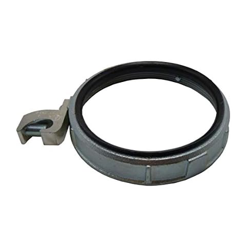 COREX 6" Insulated Grounding Bushing with Adjustable Lay-in Lug - Rigid/IMC Conduit Fitting - Zinc Plated Malleable Iron - Threaded - Ground/Bond Bushing -1-Pack Cover