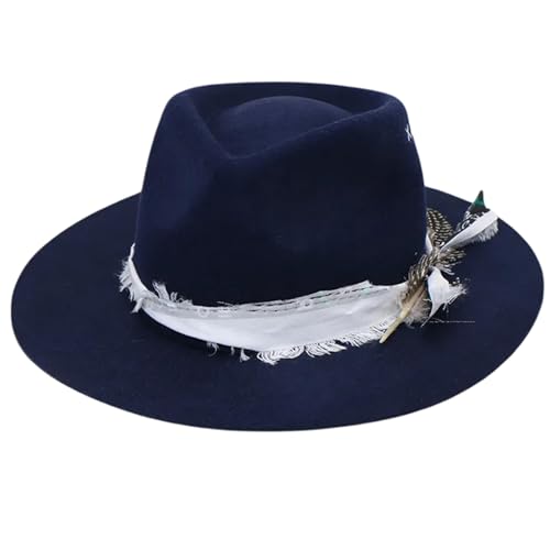 Chapeau Fedoras en laine idéal pour spectacles sur scène et diverses occasions