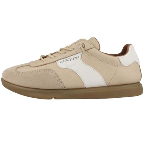 Basket camel active Femme amorti optimal et maintien en cuir
