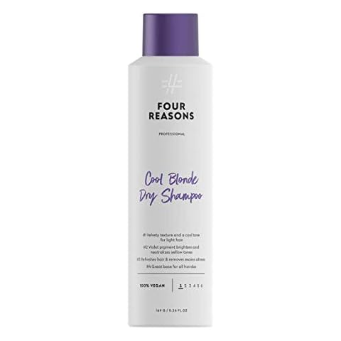 FOUR REASONS Cool Blonde Dry Shampoo for Blonde Hair | Vegan & Sulfate Free Cover