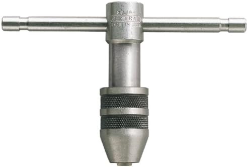 General Tools 164 Plain Tap Wrench, Capacity No. 0 to 1/4-Inch