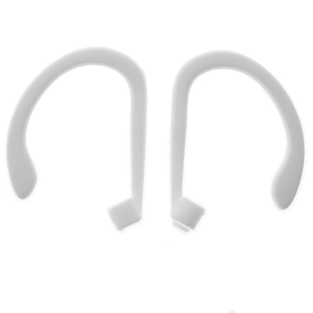 MYADDICTION 1 Pair Silicone Sports Anti-Lost Ear Hook Holder for Apple AirPods White-image-39