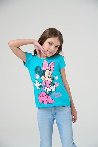 Disney Girls' 3 Pack Minnie Mouse T-Shirts2