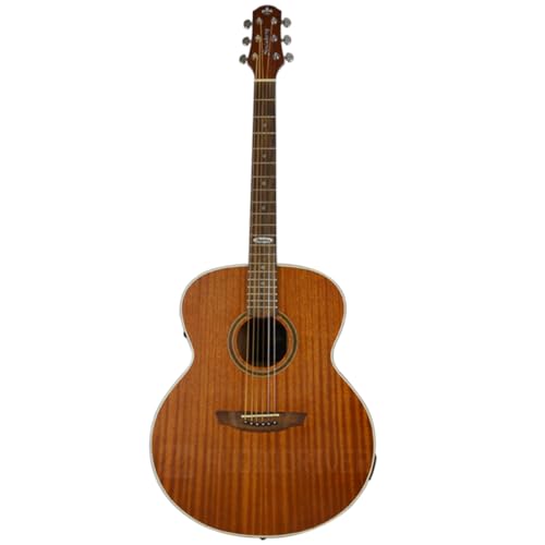Violão STRINBERG Aço Elétrico Jumbo SJ200 MGS Mahogany