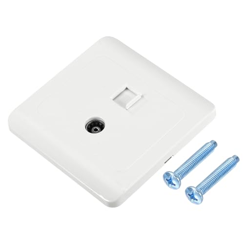 Toma de corriente RJ45 CAT6 para modernizar la red y la antena de televisión en casa