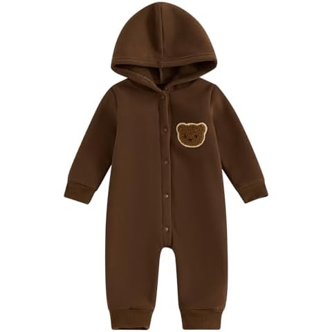 Mesalynch Baby Boy Hooded Romper Outfit Cover