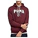 PUMA Men's Graphic Hoodie, Ruby Shimmer Double Up AH25, X-Large