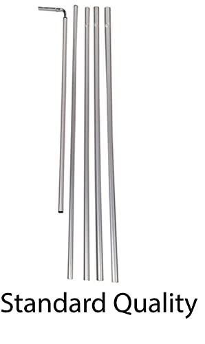 Global Advertising Solutions 5 Piece 15Ft Telescopic Pole Kits With L-Shaped Tip For 12Ft Boomer Rectangle Feather Flags (Standard Quality) #TOP1