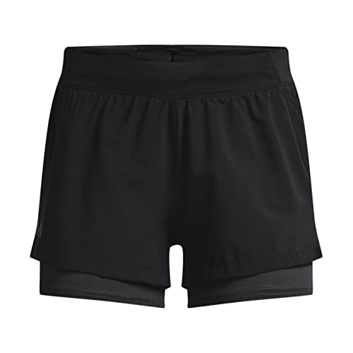 Short 2 en 1 UA Iso-Chill Run anti-frottement femme