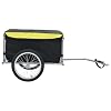 Bike Trailer Bicycle Cargo Trailer Tow Bicycle Cart Steel and Polyester vidaXL vidaXL
