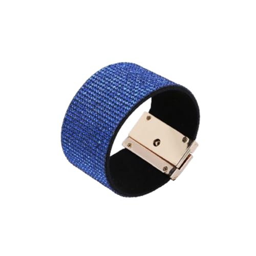 Bohemian Leather Wrap Bracelets Rhinestone Bangle Cuff Wrap Wristband Wide Edge Rhinestone Bracelet Boho Ethnic Leather Cuff Bracelet