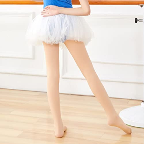 Solid Color Pantyhose for Toddler Kids Girls Stretchy Tights Ballet Dance Pantyhose Nylon Stockings (Pink, 2-4 Years)2