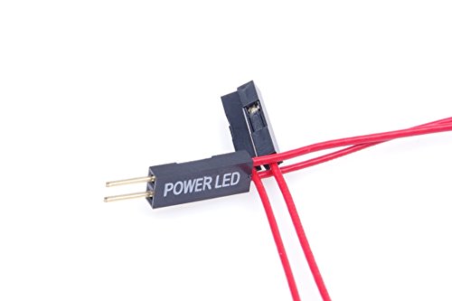 Lm Yn Motherboard Extension Cable Set Silver Plating Cord Gold-Plated Plug Six Kinds Of Extension Cord Powe Led, Hdd Led Power Sw Reset Sw Hd Audio Front Usb Extension Cord Length 19 Inches #TOP6