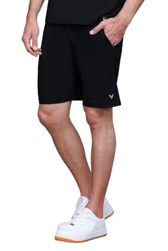 Image of GODFREY Cotton Half Trackpant with Zipper Pocket Shorts for Men | Outdoor Light Weight Sports