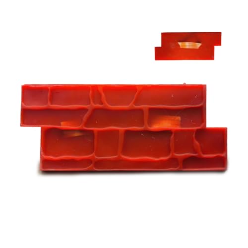 SGHE Reusable Concrete Stamp Mats and Concrete Stamp Molds for Realistic Stone and Texture Designs for Walls, Patios, and Driveways,Stamping Concrete Tools Stone Texture mats (Stone Texture A)