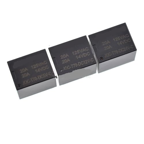 Relé automotriz JQC-T78 electromagnético de 20A para conmutación estable en 12V