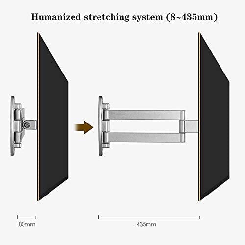 Support mural pour moniteur et téléviseur de 12-24" idéal pour le télétravail - 5