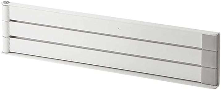 Bathroom Shelves Towel Rail Rack Metal Towel Rod Hanger Holder Bar, Punch Free Magnetic Storage Rack, Toilet Kitchen Dishcloth Bathroom Accessories Organizer for Bathroom Kitchen (Color : Wh