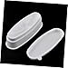 Beatifufu Nail Dip Powder Tray Set 3 Pcs French Tip Dipping Boxes for Diy Manicure Home Use Nail Art Organizer Practical Dipping Box Storage Container