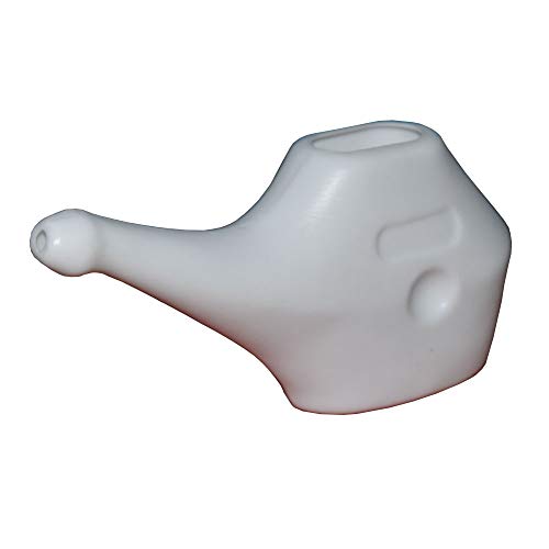 Traveller's Neti Pot for Nasal Cleansing | Handy Compact & Travel Friendly White