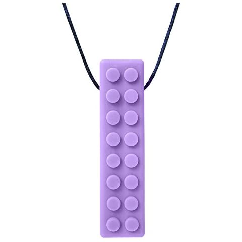 ARK's Brick Stick XXT Textured Chew Necklace Made in the USA (Lavender, Extra Extra Tough) Cover