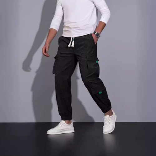 WENKOMG1 Mens Pants, Casual Drawstring Workout Lounge Joggers Sweat Pants with Pockets, S-2XL3