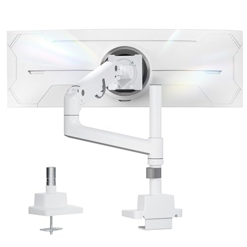Brazo de monitor individual de 57 pulgadas con ajuste de altura dinámico
