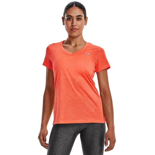 Image of Under Armour Womens Tech V-Neck Twist Short-Sleeve T-Shirt