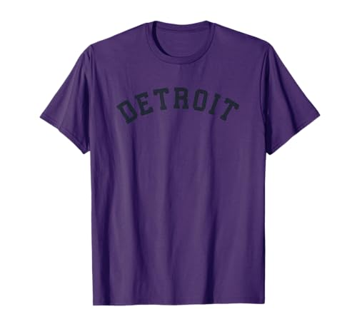 Vintage Detroit T Shirt, Old Retro Detroit Sports Gift Shirt T-Shirt