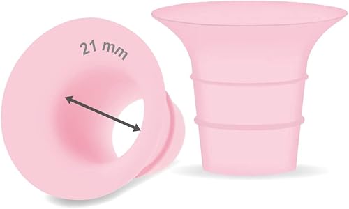 Maymom Inserto de brida de 0.827 in, color rosa, compatible con Elvie SingleDouble Electric, Elvie Stride Cup (0.945 in), compatible con Medela