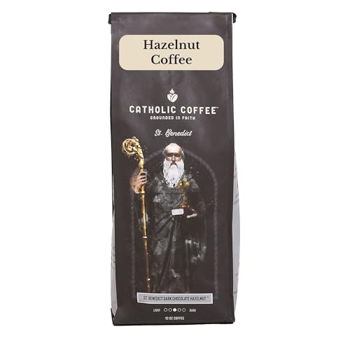 Catholic Coffee St. Benedict | Chocolate Hazelnut Flavored Medium Roast