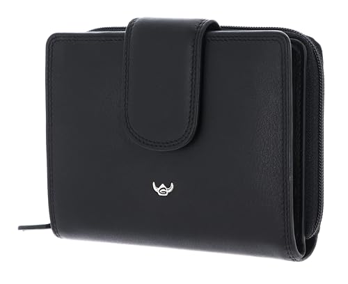 Golden Head Leder Geldbörse Polo RFID Protect RV-Börse 3331 Schwarz