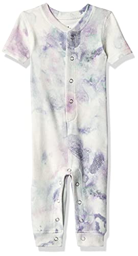 Image of PJ Salvage unisex-baby Kids' Sleepwear Short Sleeve Peachy Romper