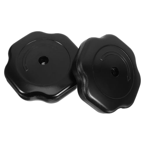 Toyvian 2 Piezas Pomo Tapa Olla Presión Plástico Resistente Antienvejecimiento Recambio Seguro Fácil Instalación para Ollas y Sartenes