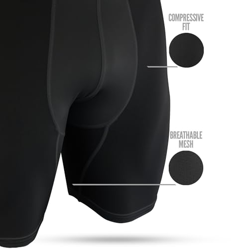 Nxtrnd Core Men's Compression Shorts, Performance Tights, Sportswear for Football4