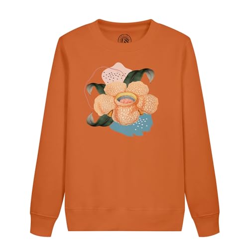 Sweatshirt enfant rafflesia plante rare tropicale pull jungle