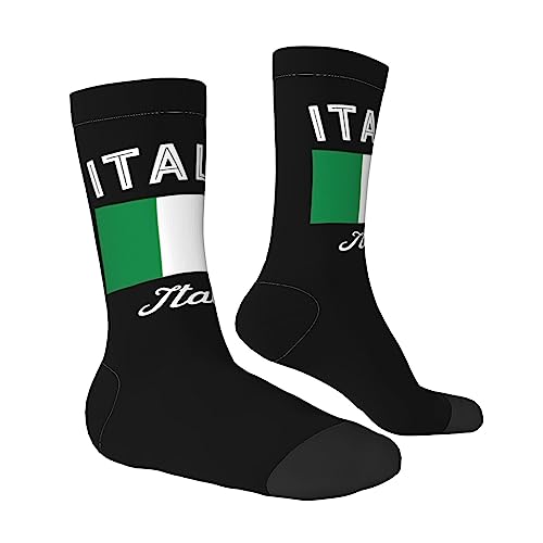 Italy Italian Calf Socks Athletic Ankle Socks Moisture Wicking Crew Sock Unisex Tube Socks3