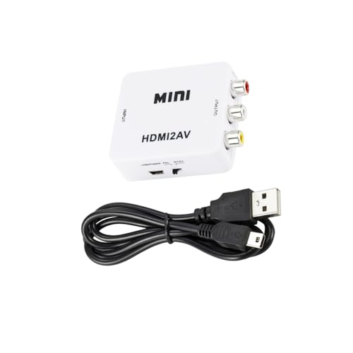 HDMIϊRo[^[ RCAϊA_v^ RCA to AV to HDMI 1080P/720P؂ւ BoxAÂDVDR[_[AJZbgfbL iPS1APS2APSPASFCAWiiAN64j HDMI͂R|Wbgo͂֕ϊ R|W