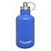 EcoVessel THE BOSS TriMax Insulated Stainless Steel Beer Growler Bottle With Tea And Fruit Infuser - 64 Ounces - Hudson Blue