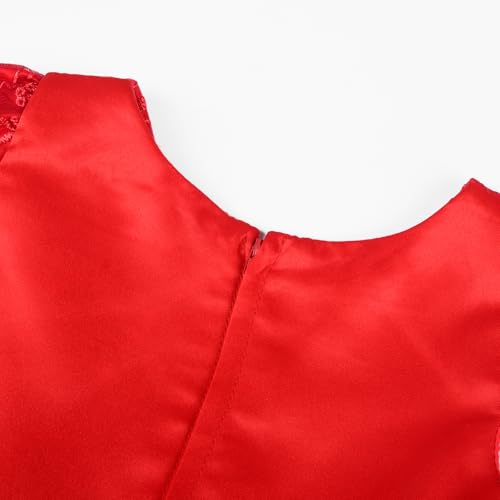 Uhnice Toddler Flower Baby Girls Dress Embroidered Tulle Tutu Formal Wedding Dress Birthday Party Pageant4