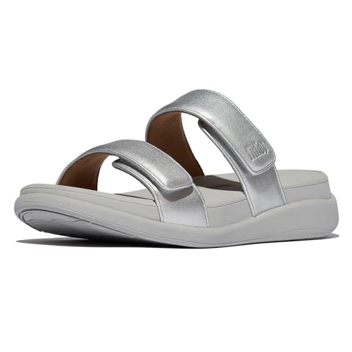 FitFlop Women's F-Mode Go Adjustable Flatform Two-bar Slides Wedge Sandal2