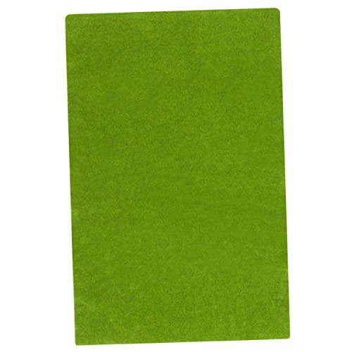 TOYANDONA Turf Paper Fake Grass Mat for Model Building for Dollhouses Sand Table and Landscapes Suitable for All Seasons and Various Decor Styles