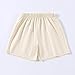 Kids Cotton Comfy Summer Shorts Loose Elastic Waist Knee Length Lightweight Casual Shorts with Pockets for 4-15 Years